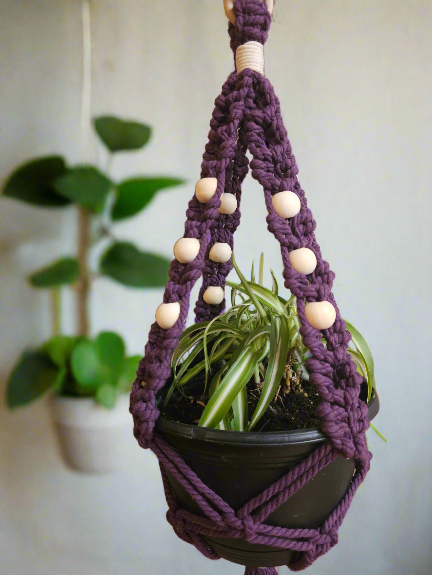 Macrame plant hanger