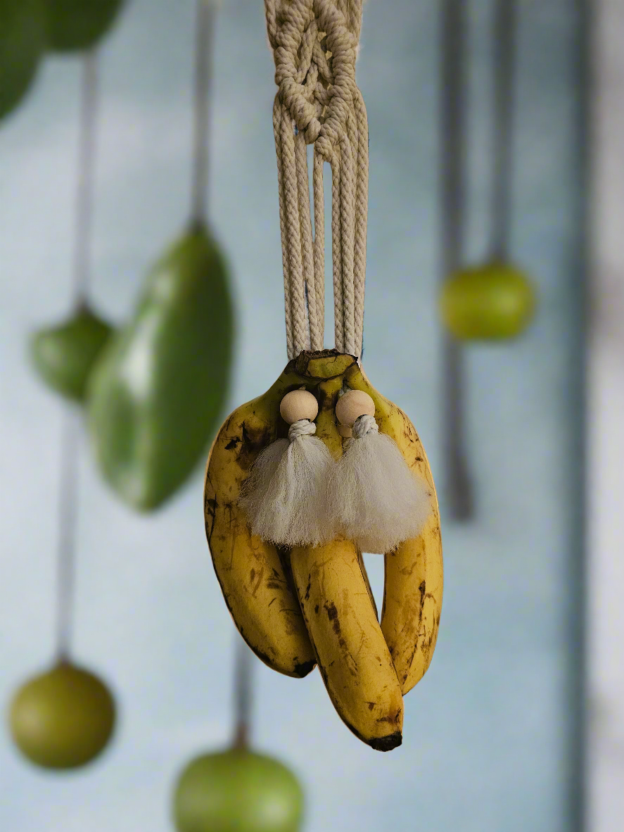 Macrame banana hanger