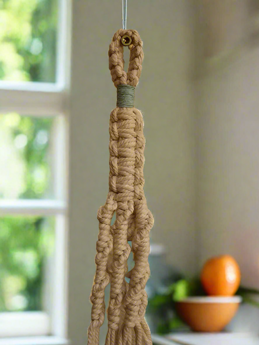 Macrame banana hanger