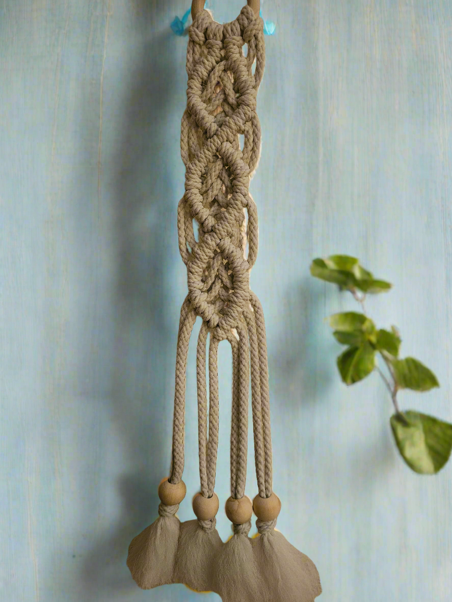 Macrame banana hanger