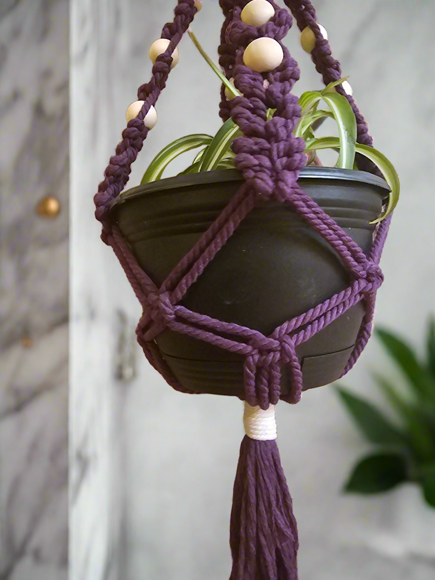 Macrame plant hanger