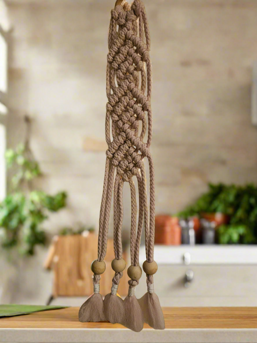 Macrame banana hanger