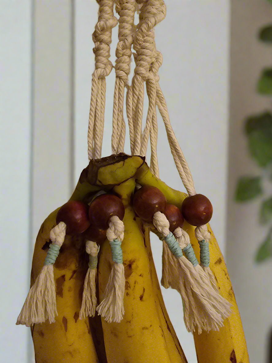 Macrame banana hanger