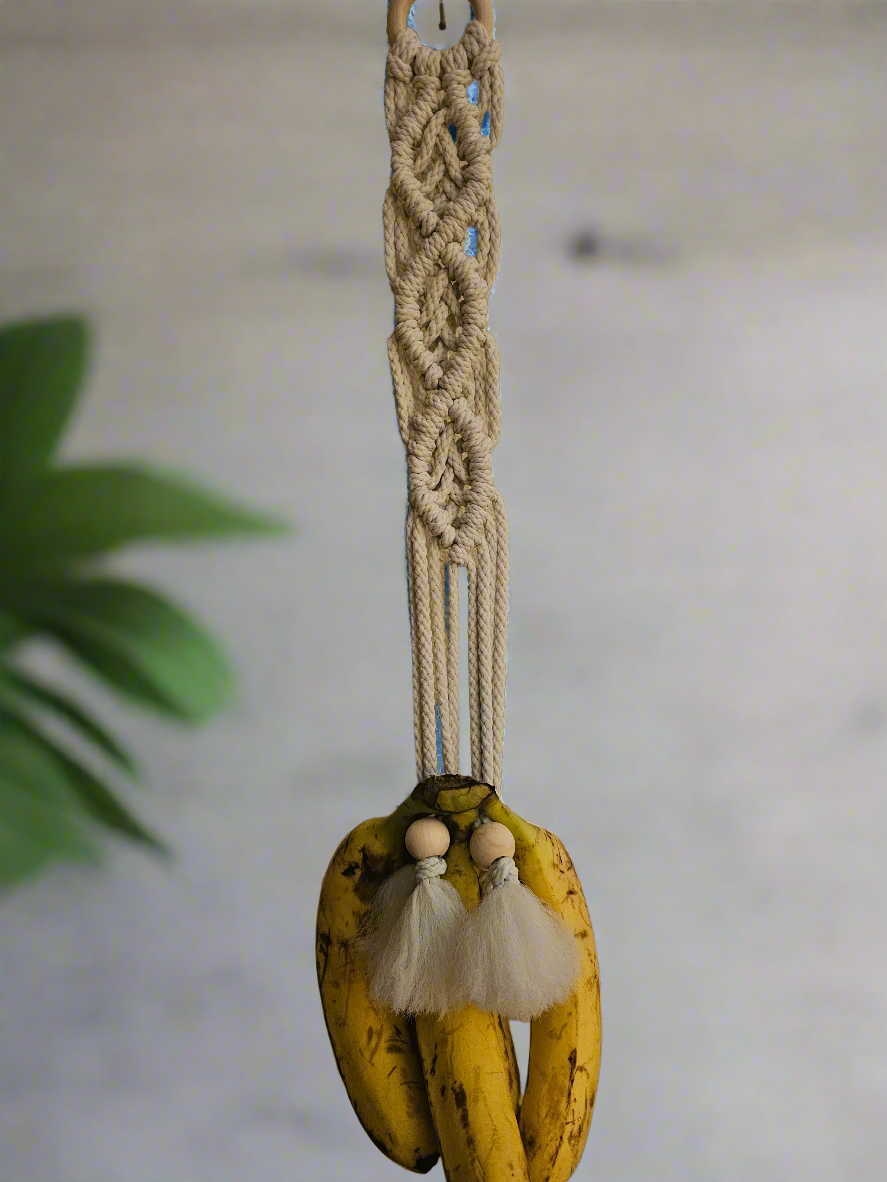 Macrame banana hanger