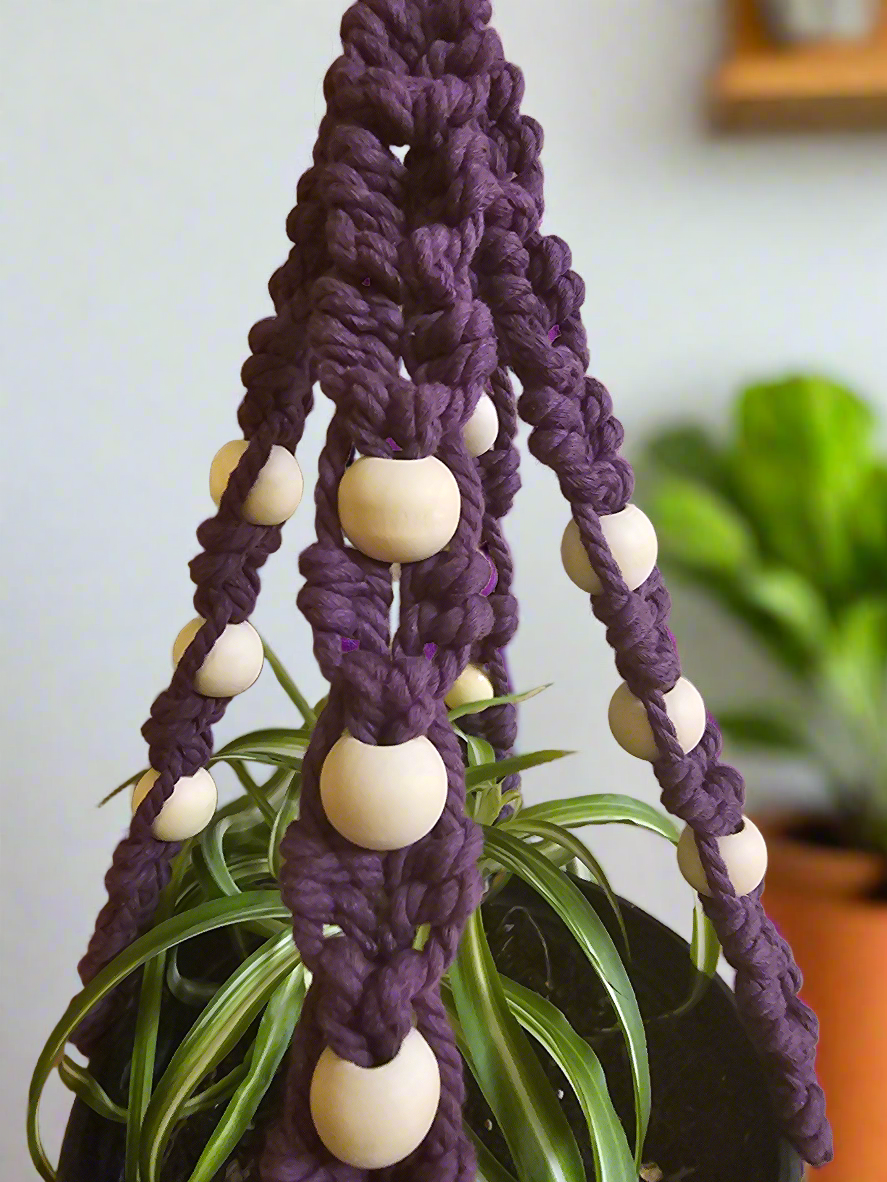 Macrame plant hanger